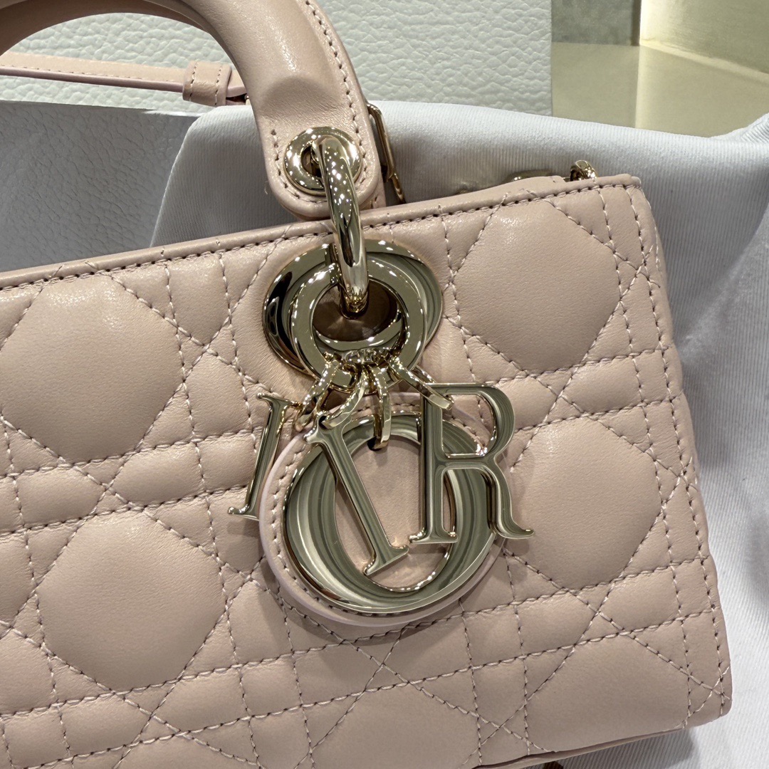 DIOR Lady D-Joy Bag Cannage Lambskin Rose des Vents - image 9