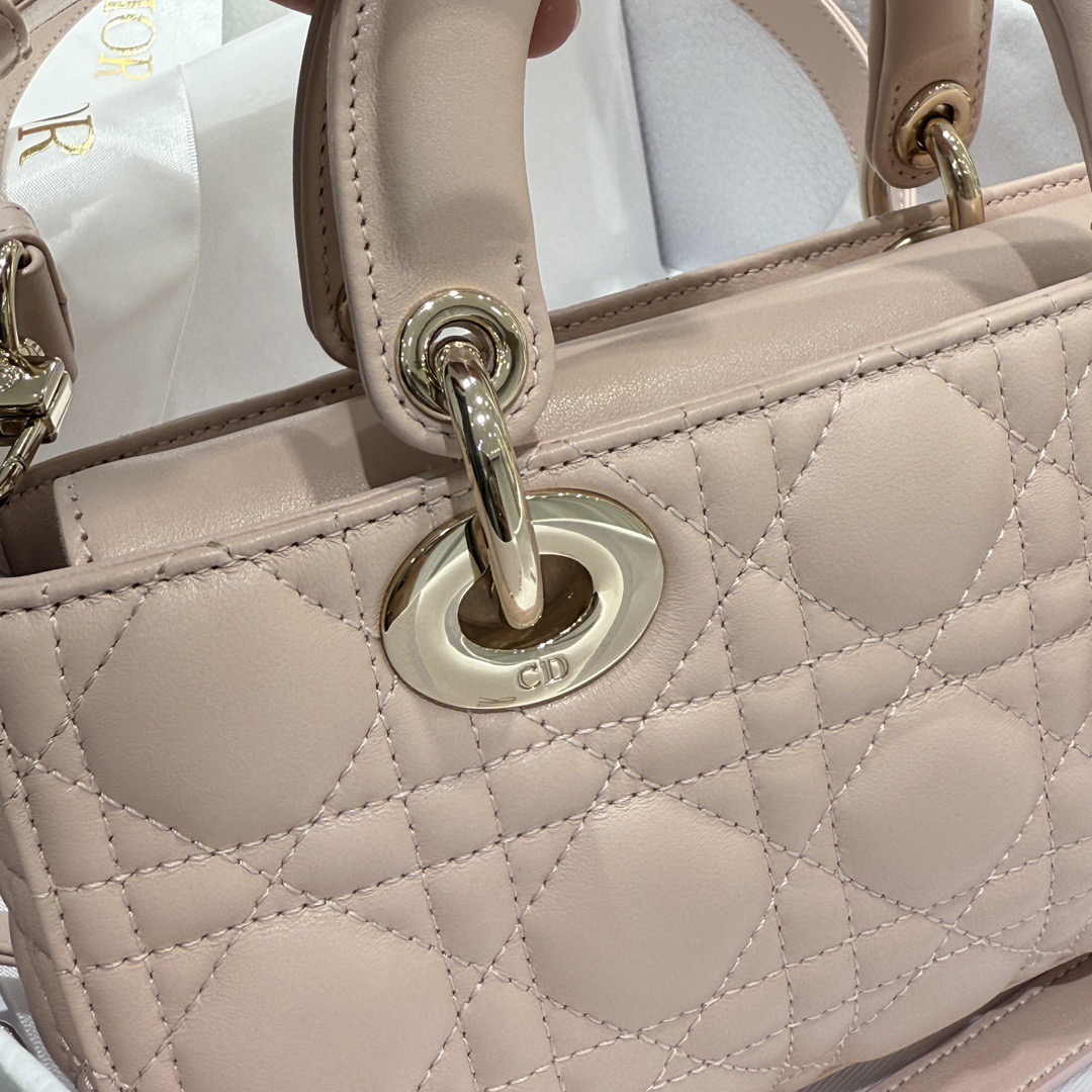 DIOR Lady D-Joy Bag Cannage Lambskin Rose des Vents - image 10
