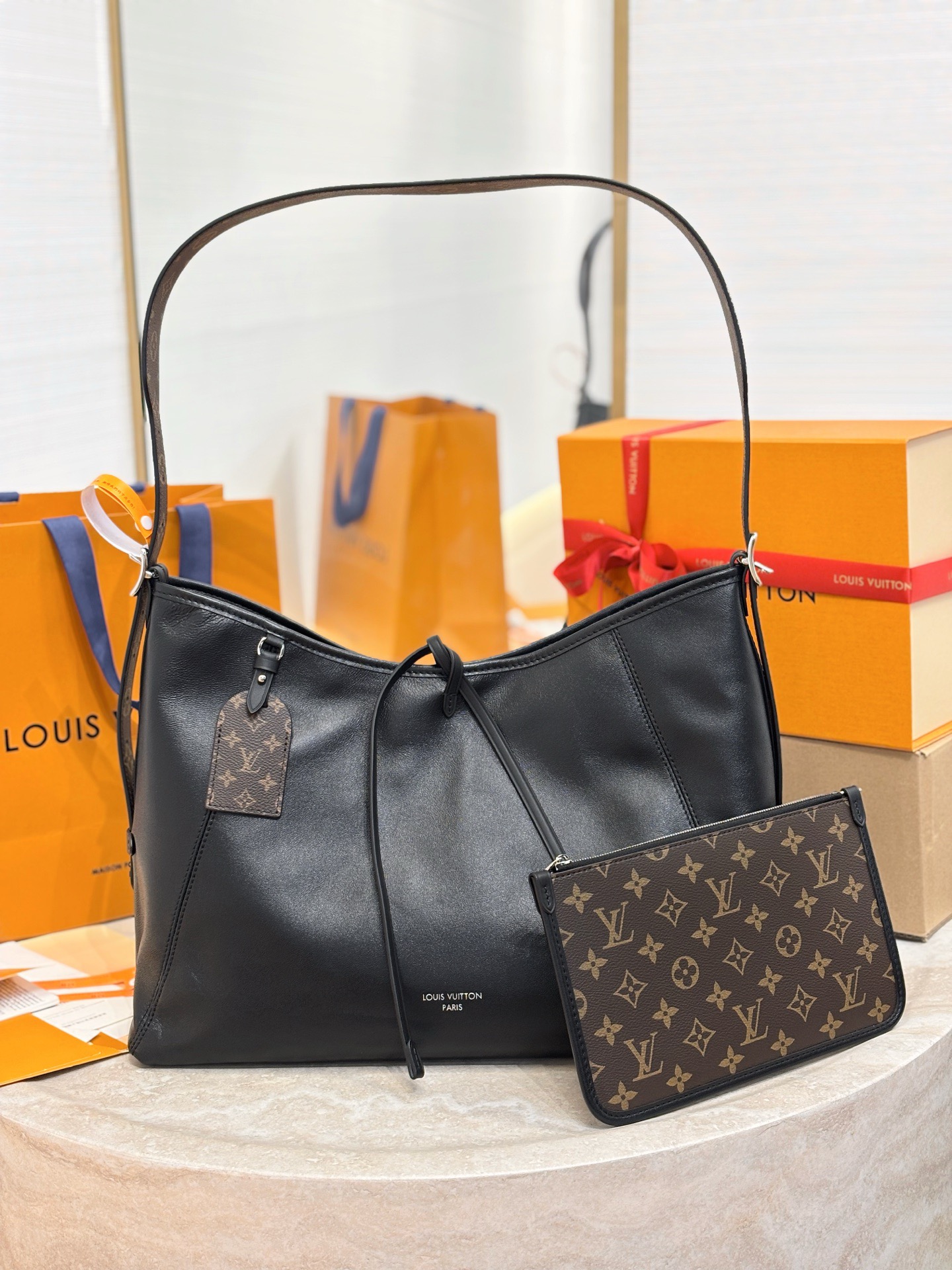 LV Carryall Dark MM M25143 - image 2
