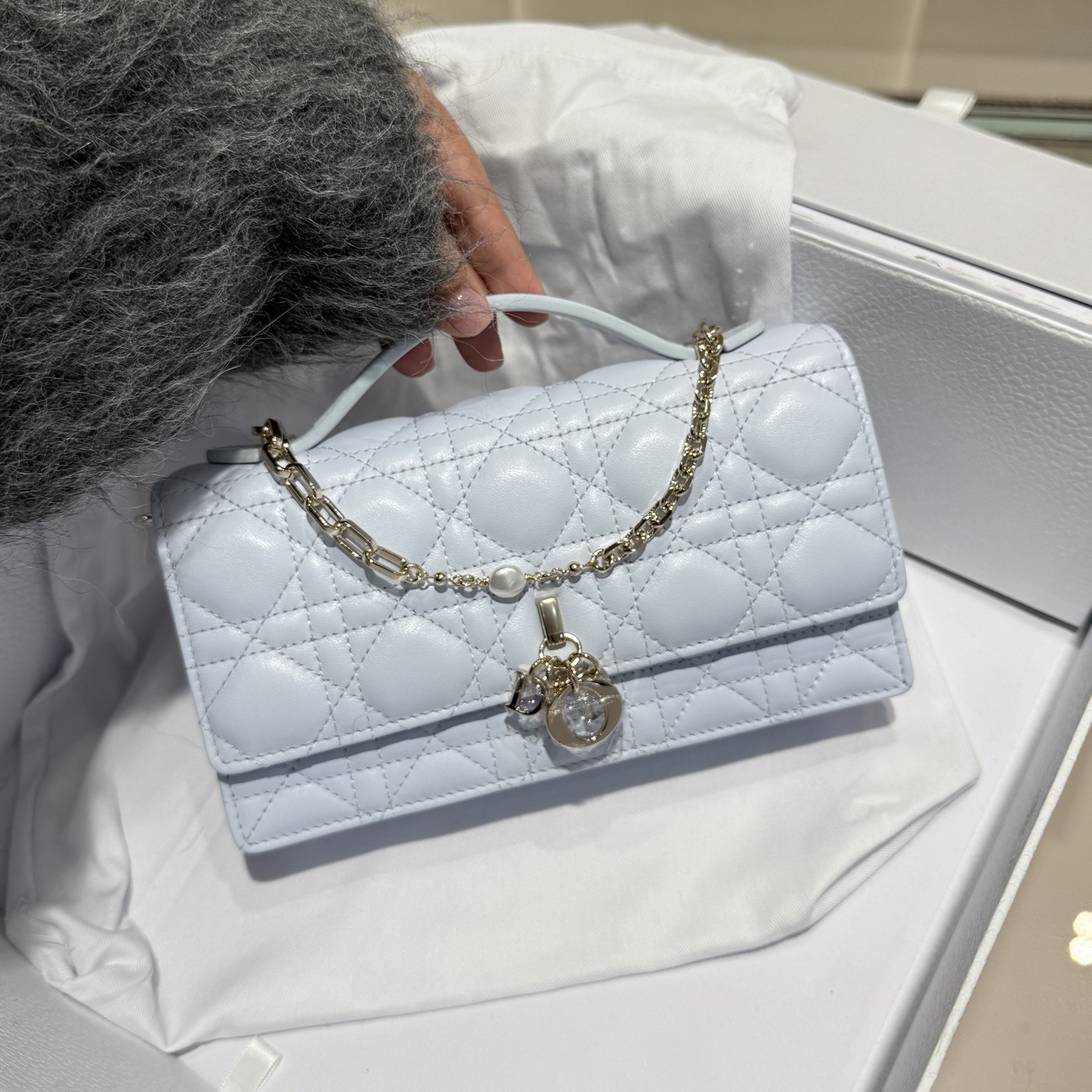 Mini My Dior Bag Glacier Blue - image 2