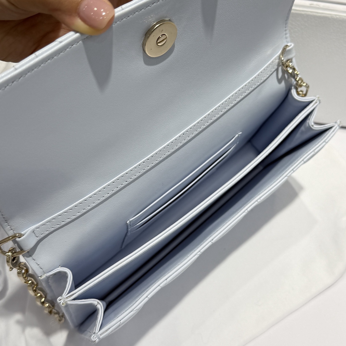 Mini My Dior Bag Glacier Blue - image 6