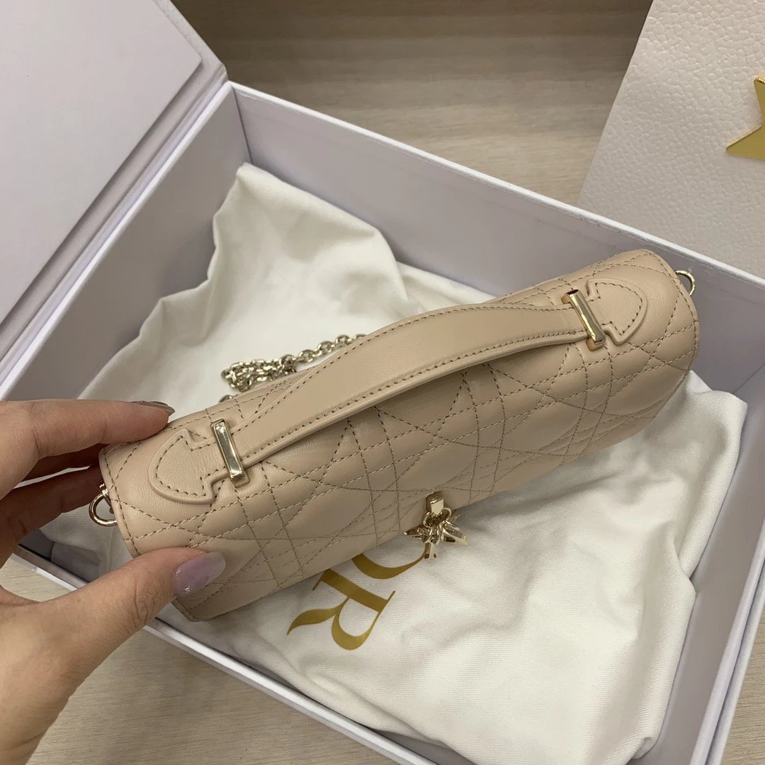 Mini My Dior Bag Powder Beige Cannage Lambskin - image 5