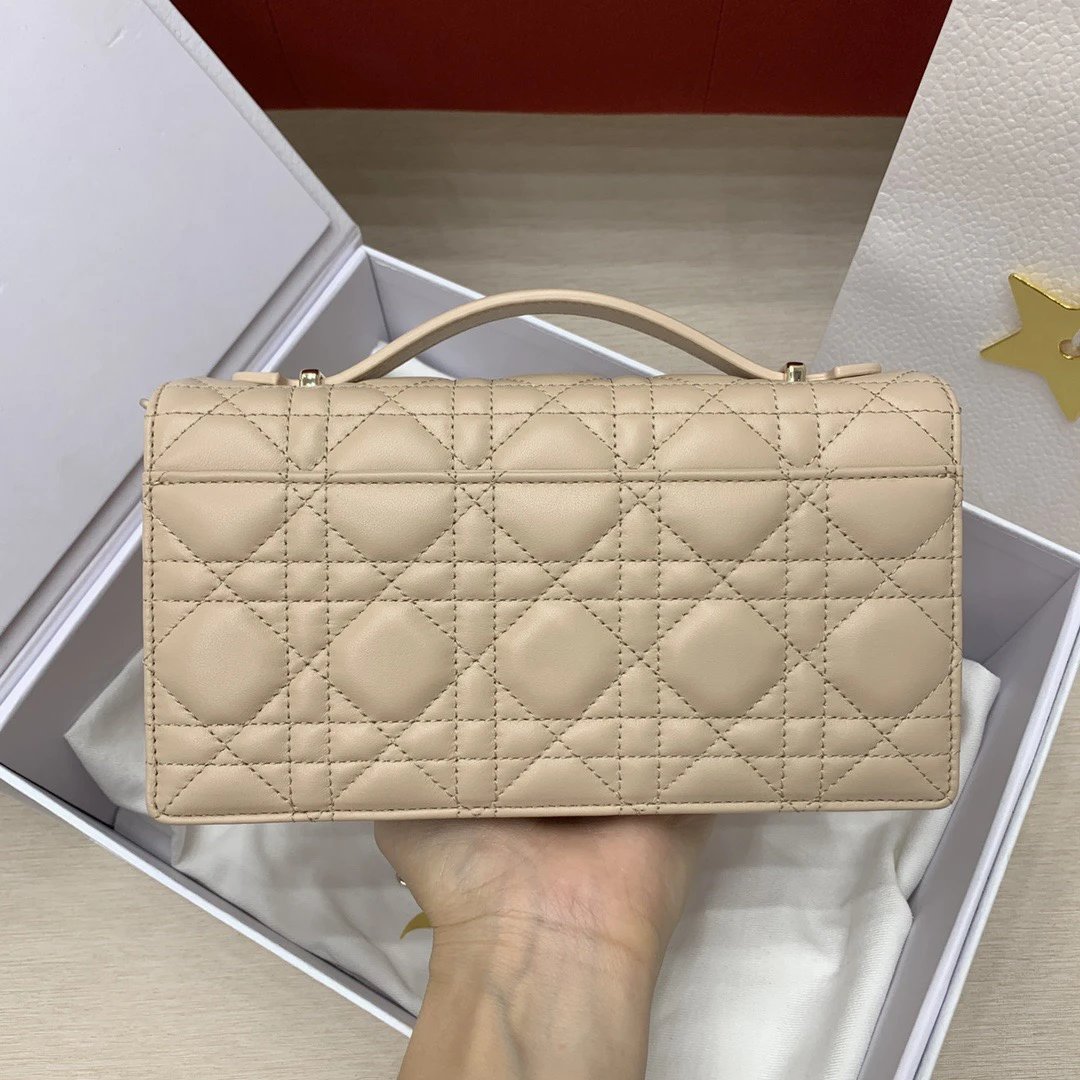 Mini My Dior Bag Powder Beige Cannage Lambskin - image 3