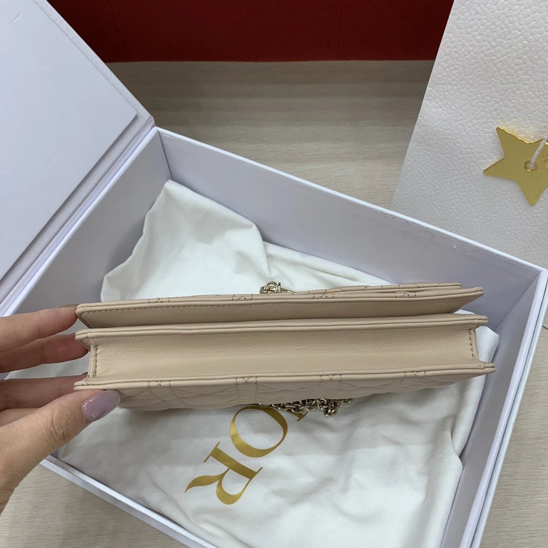 Mini My Dior Bag Powder Beige Cannage Lambskin - image 6
