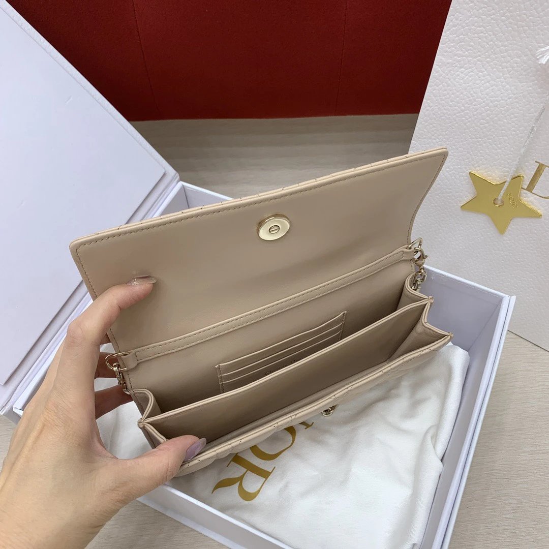 Mini My Dior Bag Powder Beige Cannage Lambskin - image 8