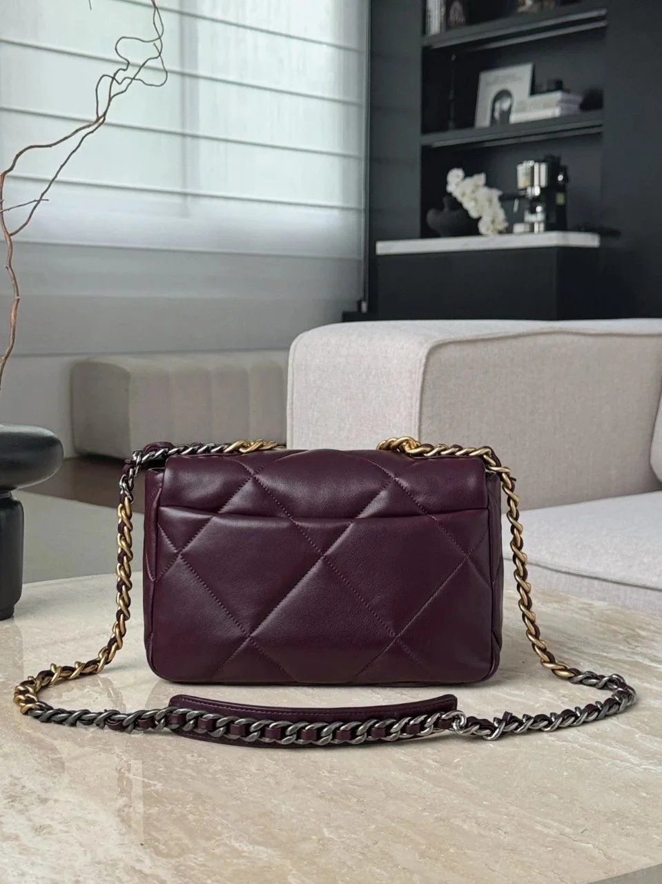 CHANEL Shiny Calfskin 19Flap bags - image 3