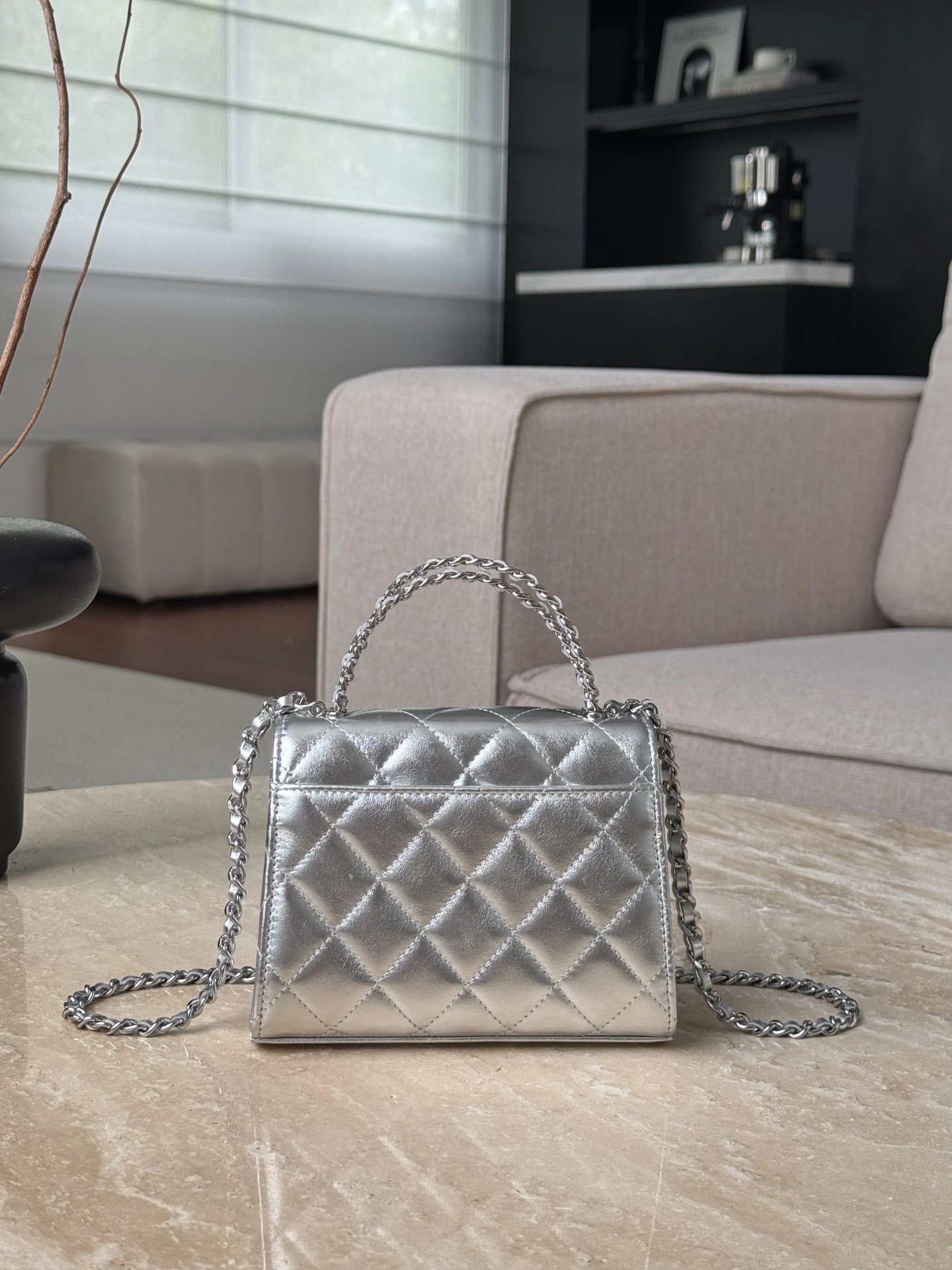 CHANEL Kelly Handle bag - image 4