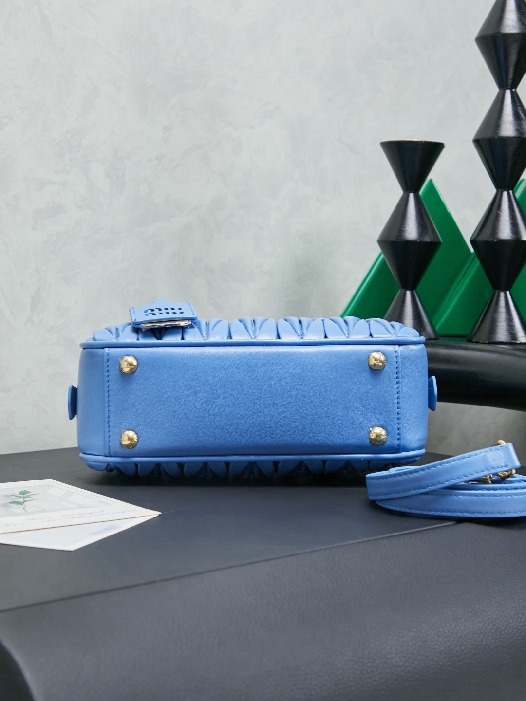 MIUMIU Arcadie matelassé nappa leather bag - image 5
