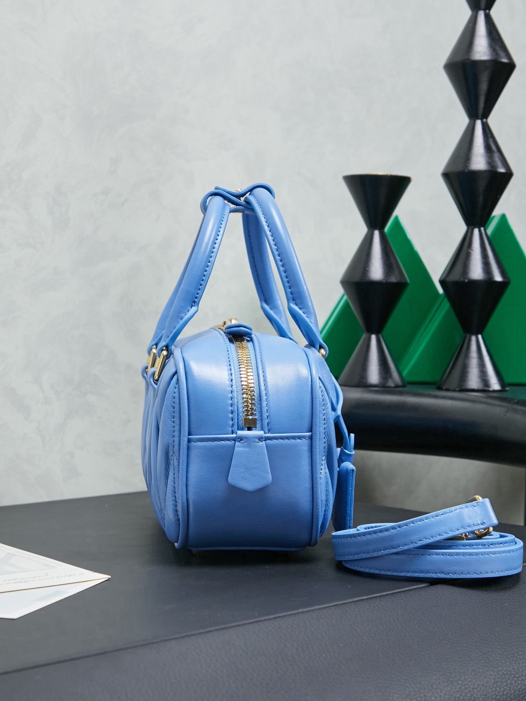 MIUMIU Arcadie matelassé nappa leather bag - image 4