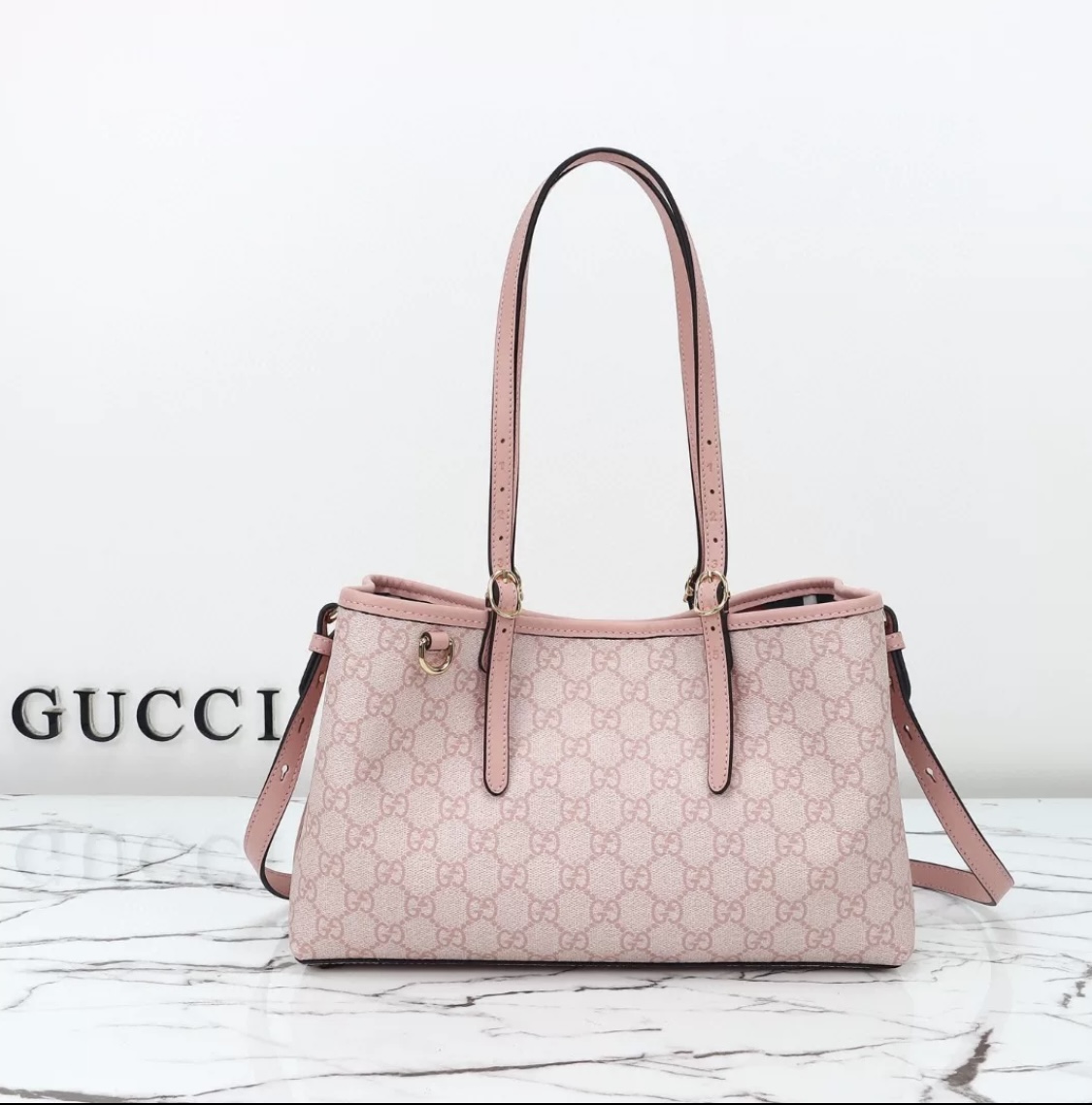 GUCCI Emblem Small Tote Bag - image 2