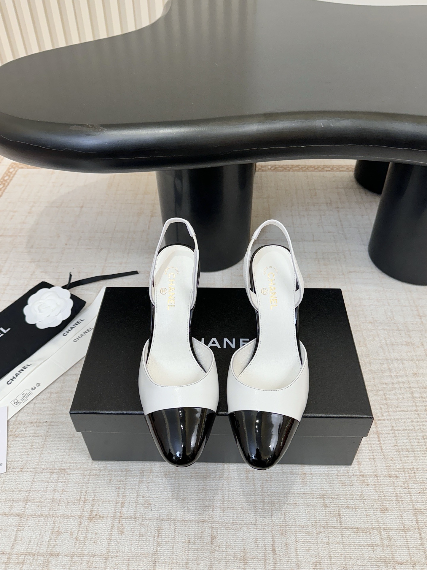 CHANEL SLINGBACKS Lambskin & Patent Calfskin - image 2