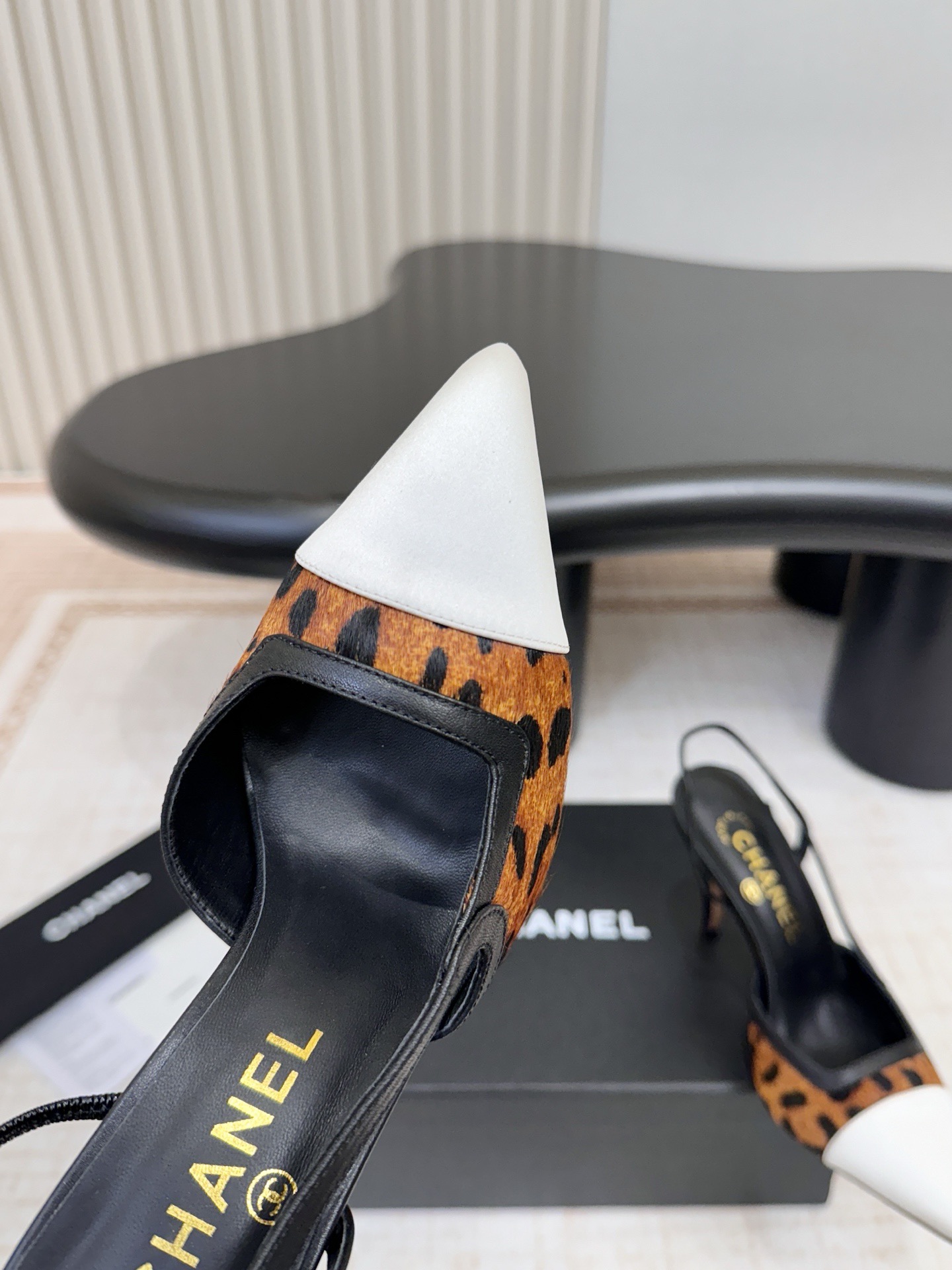 CHANEL SLINGBACKS Lambskin & Mixed Fibers - image 9
