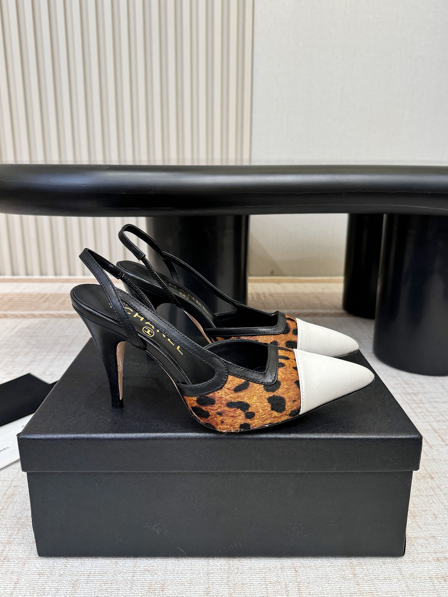 CHANEL SLINGBACKS Lambskin & Mixed Fibers - image 3