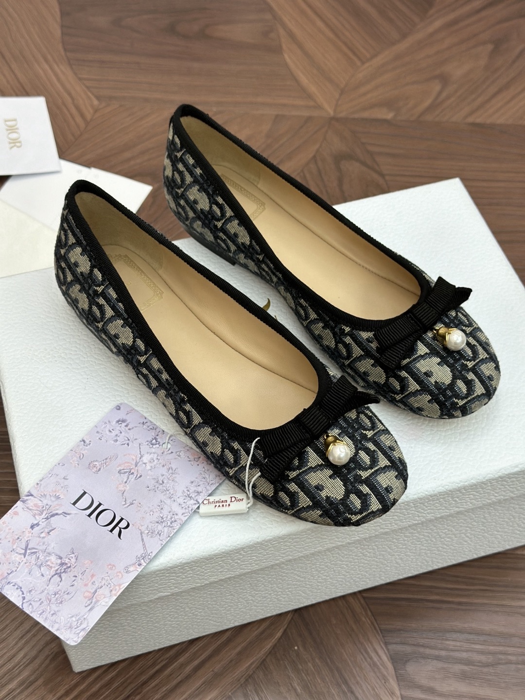 DIOR Ballet Flat Cotton Embroidered - image 2