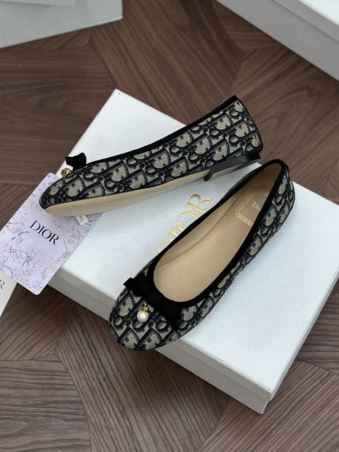 DIOR Ballet Flat Cotton Embroidered - image 3