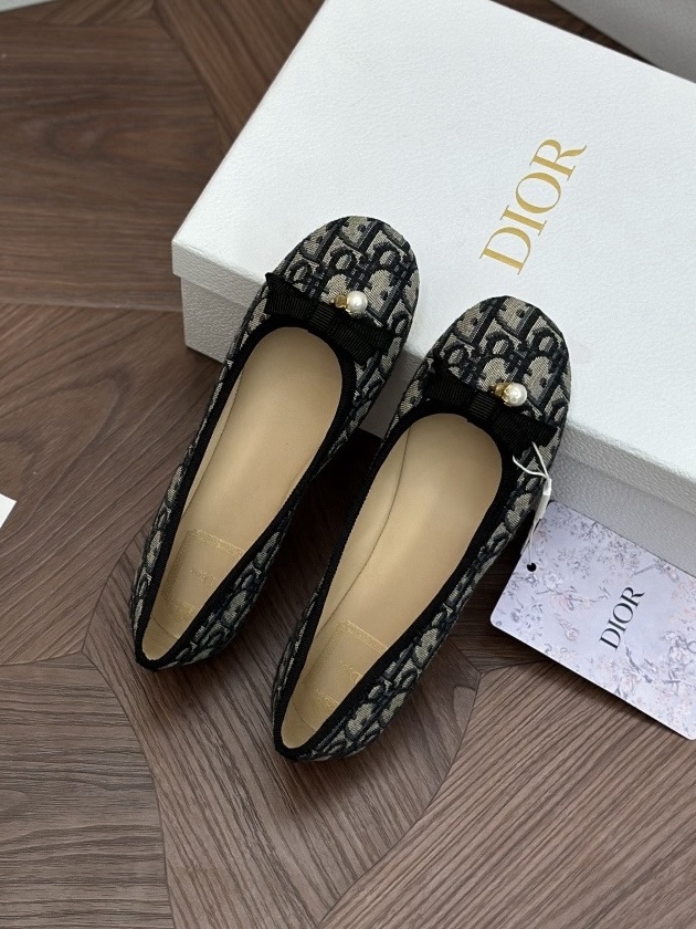 DIOR Ballet Flat Cotton Embroidered - image 5