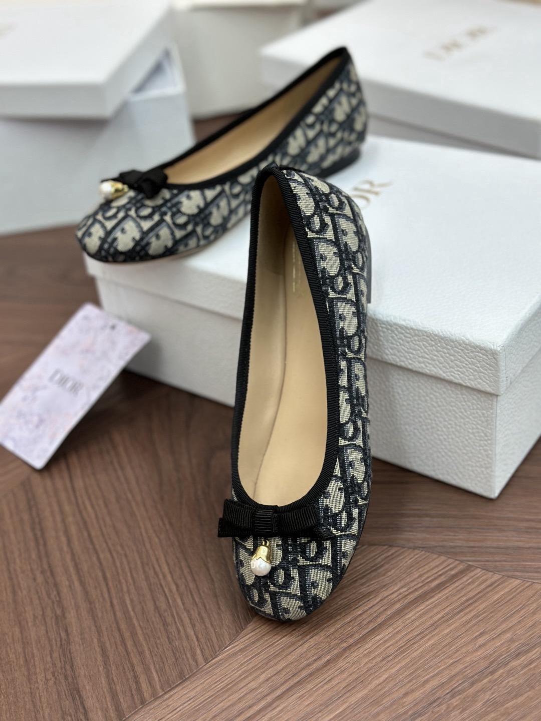 DIOR Ballet Flat Cotton Embroidered - image 4