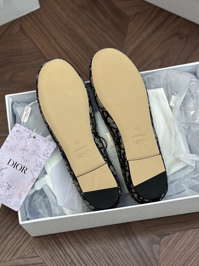 DIOR Ballet Flat Cotton Embroidered - image 7