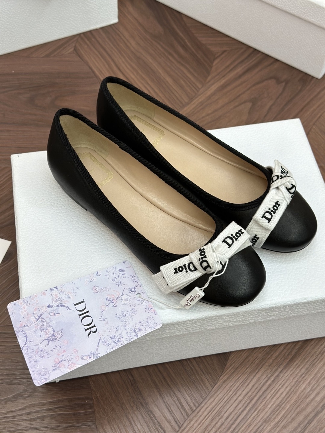 DIOR J’Adior Ballet Flat Black Lambskin - image 2