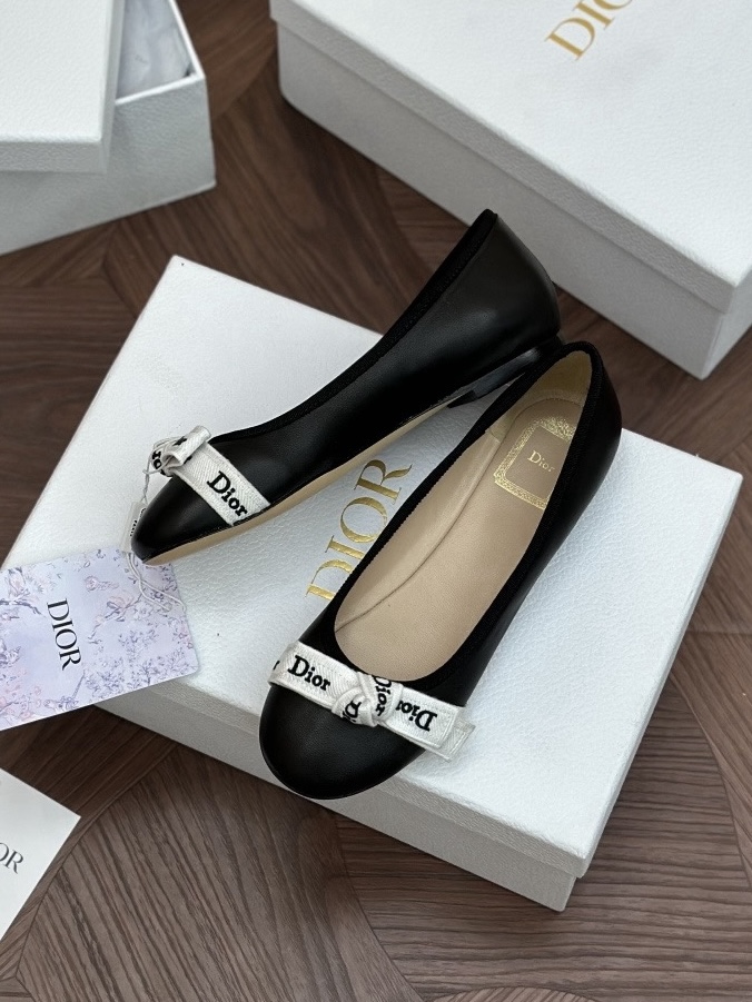 DIOR J’Adior Ballet Flat Black Lambskin - image 3
