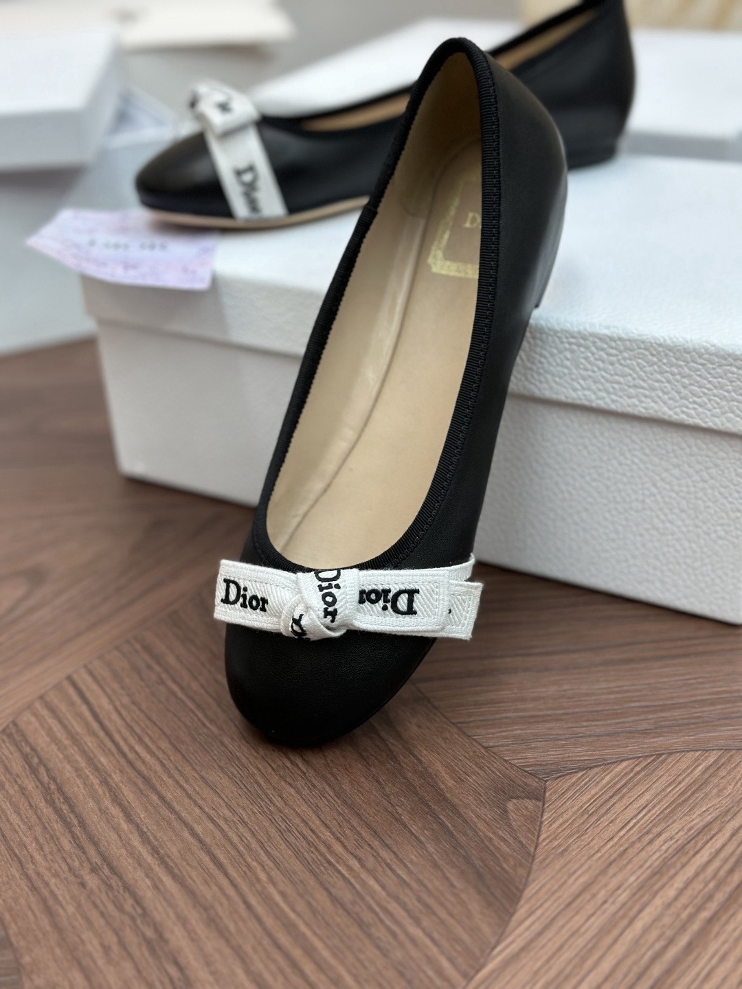 DIOR J’Adior Ballet Flat Black Lambskin - image 4