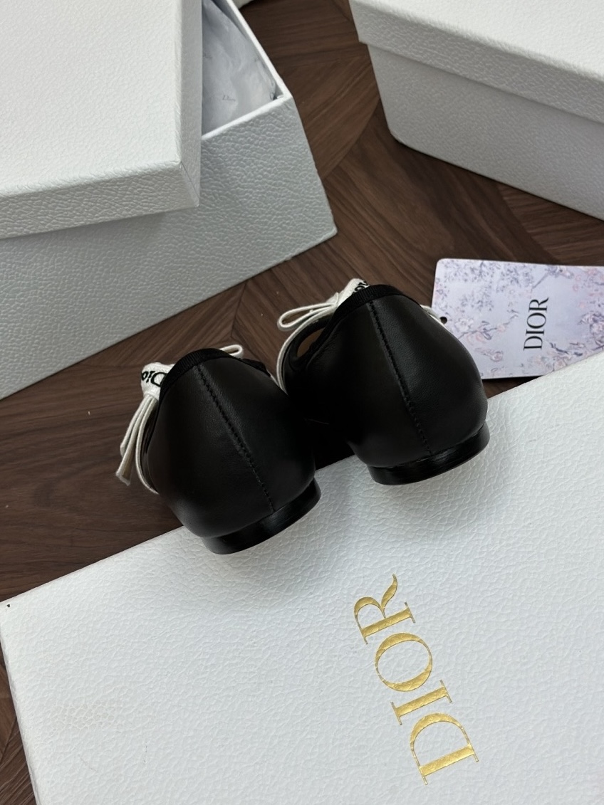 DIOR J’Adior Ballet Flat Black Lambskin - image 6