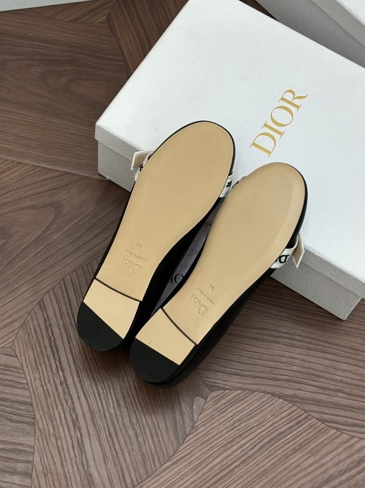 DIOR J’Adior Ballet Flat Black Lambskin - image 7