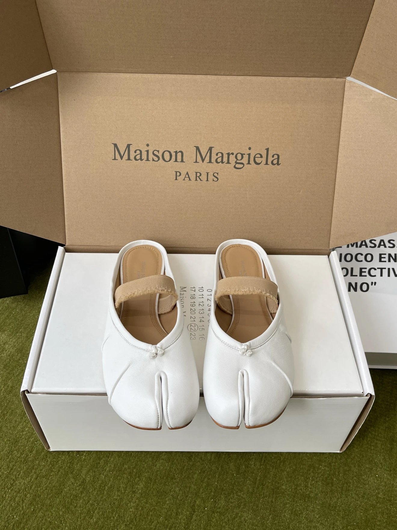 Maison Margiela Tabi ballerina mules - image 2