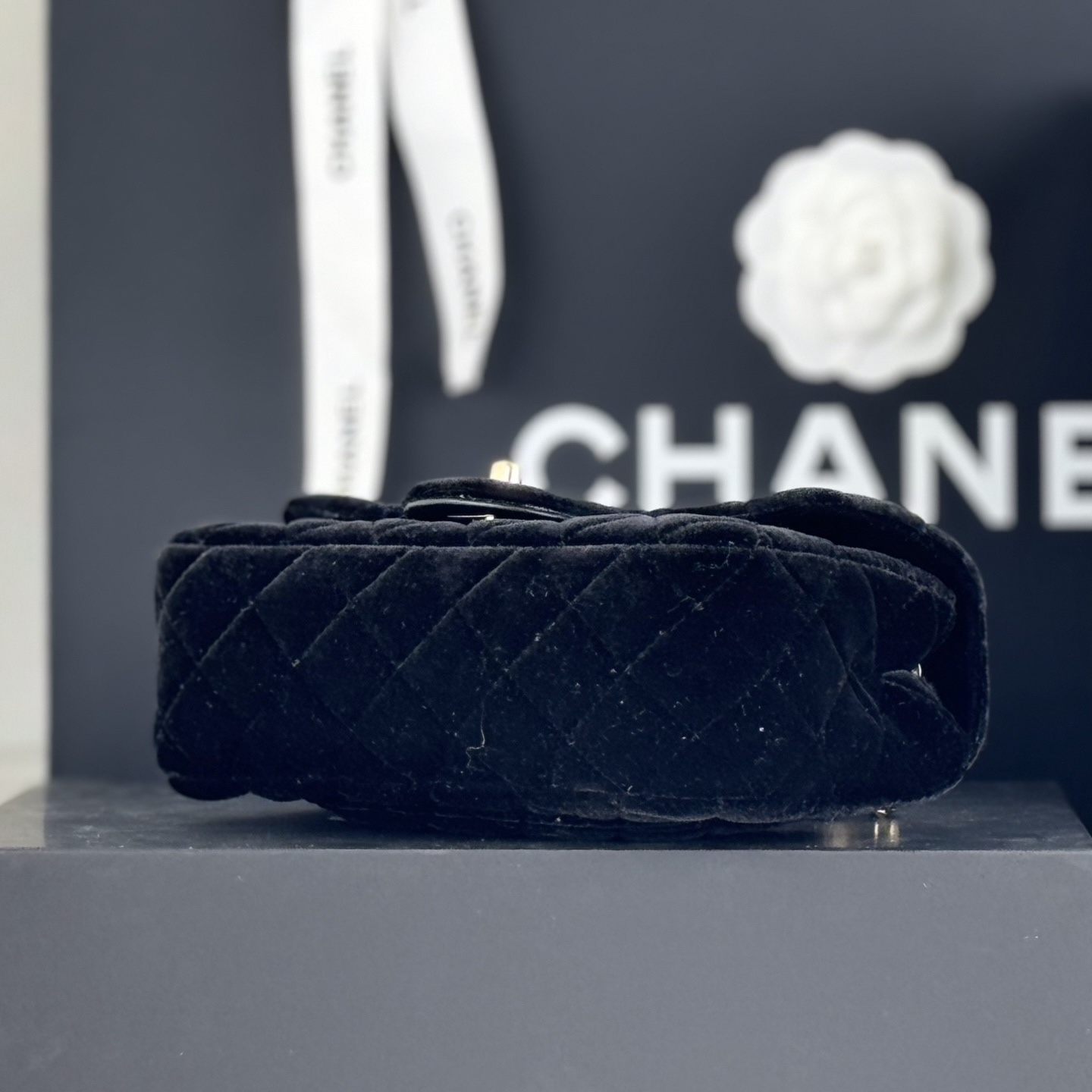 CHANEL MINI Flap Bag Rectangular Ball & Diamond Lock - image 5