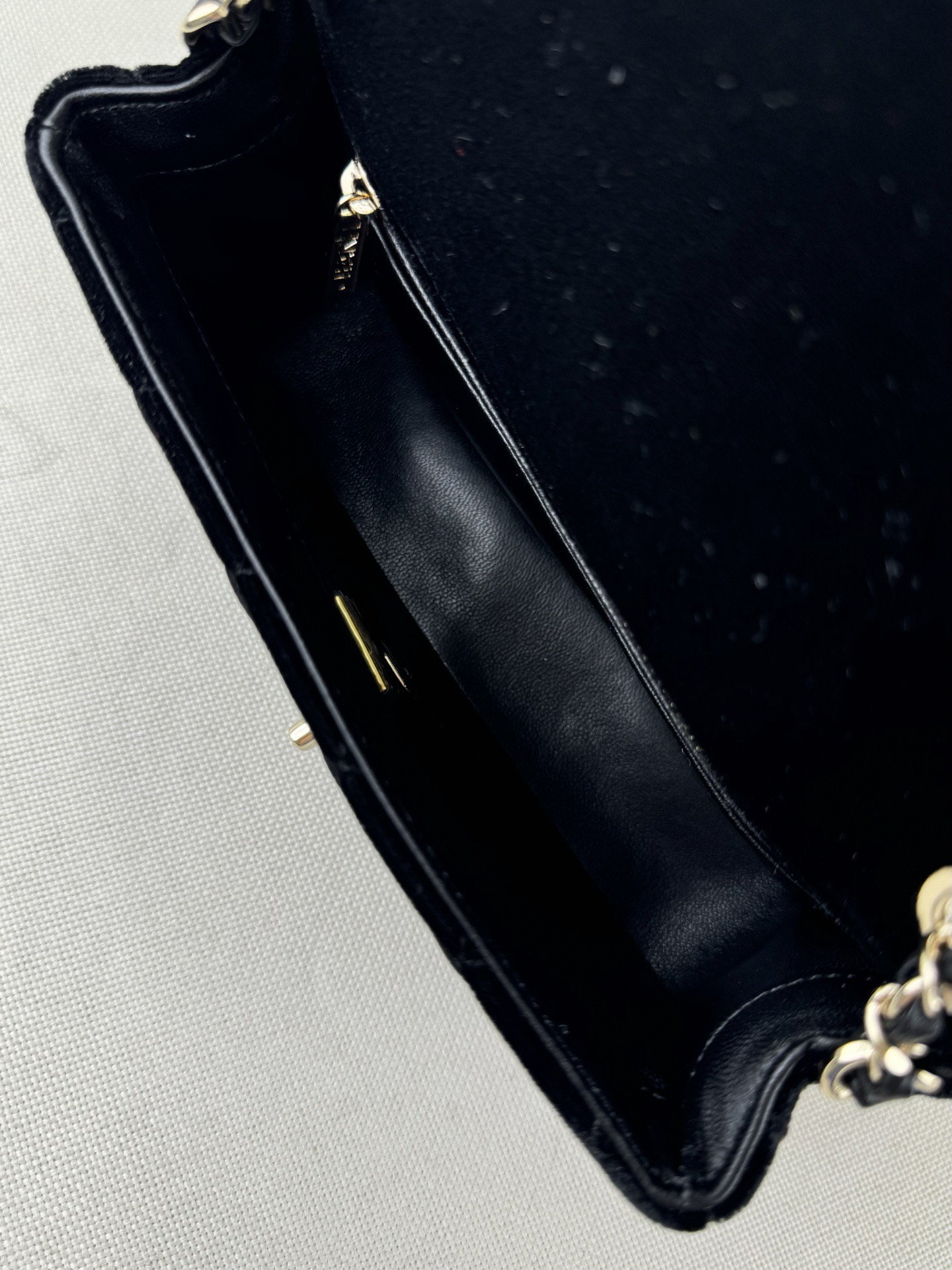 CHANEL MINI Flap Bag Rectangular Ball & Diamond Lock - image 7
