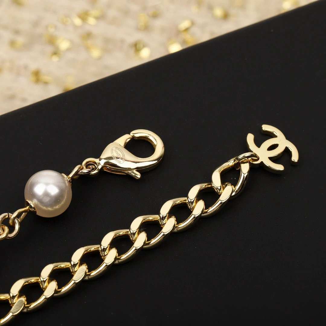 CHANEL Pearl/Black Beads CC Baroque Sautoir Necklace - image 7