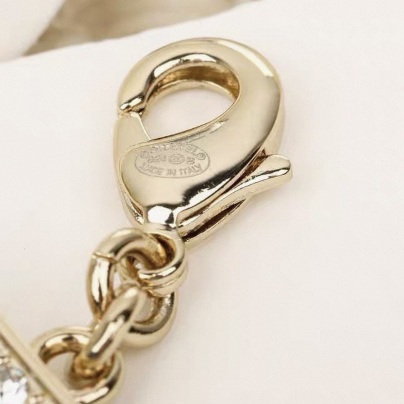 CHANEL Multi-layer bow embossing Necklace - image 6