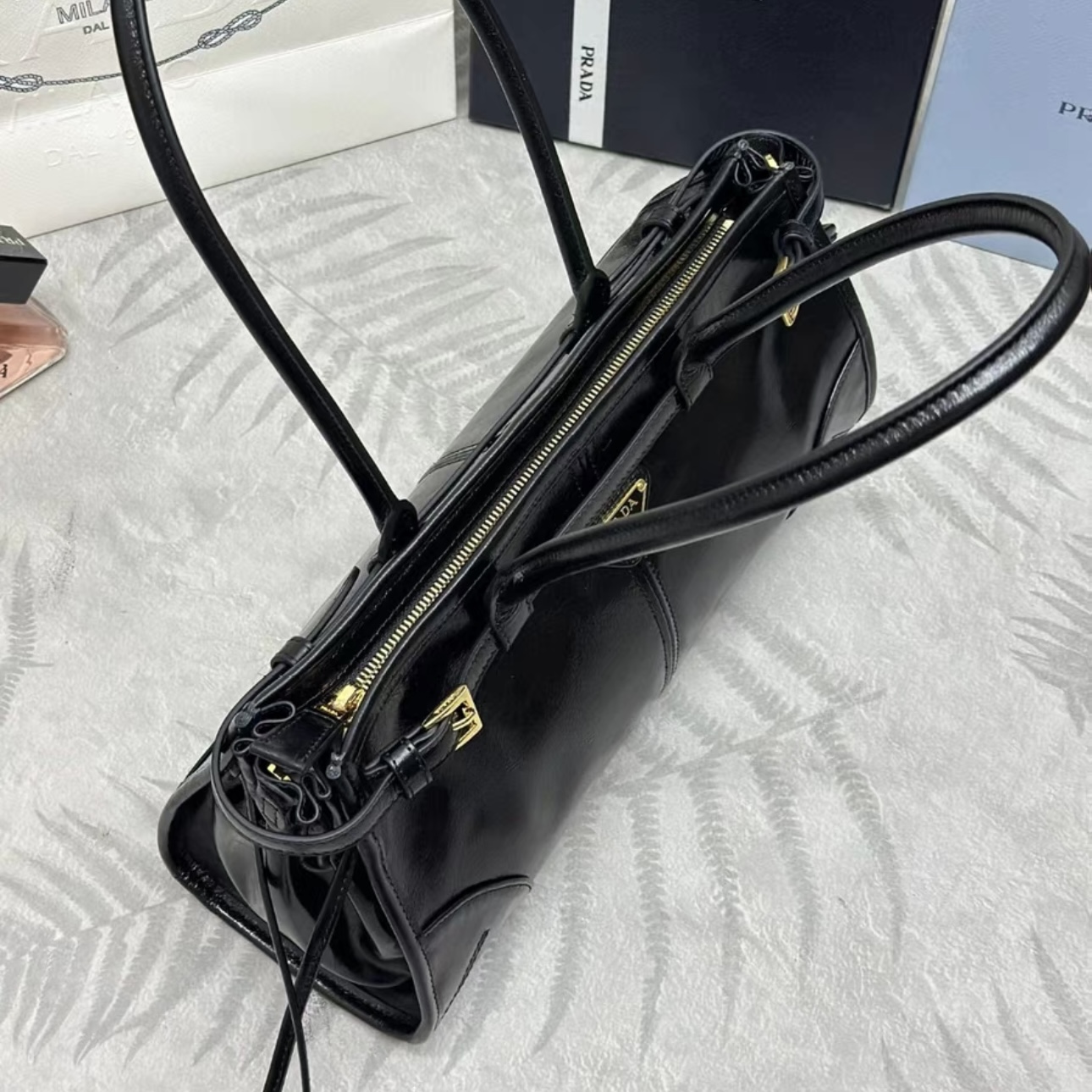 PRADA Bonnie medium leather handbag - image 6