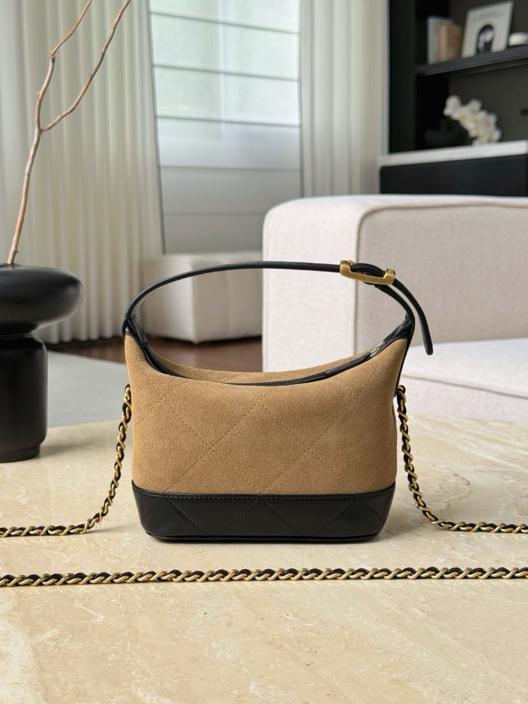 CHANEL Clutch With Chain Suede Calfskin Shiny Lambskin - image 3