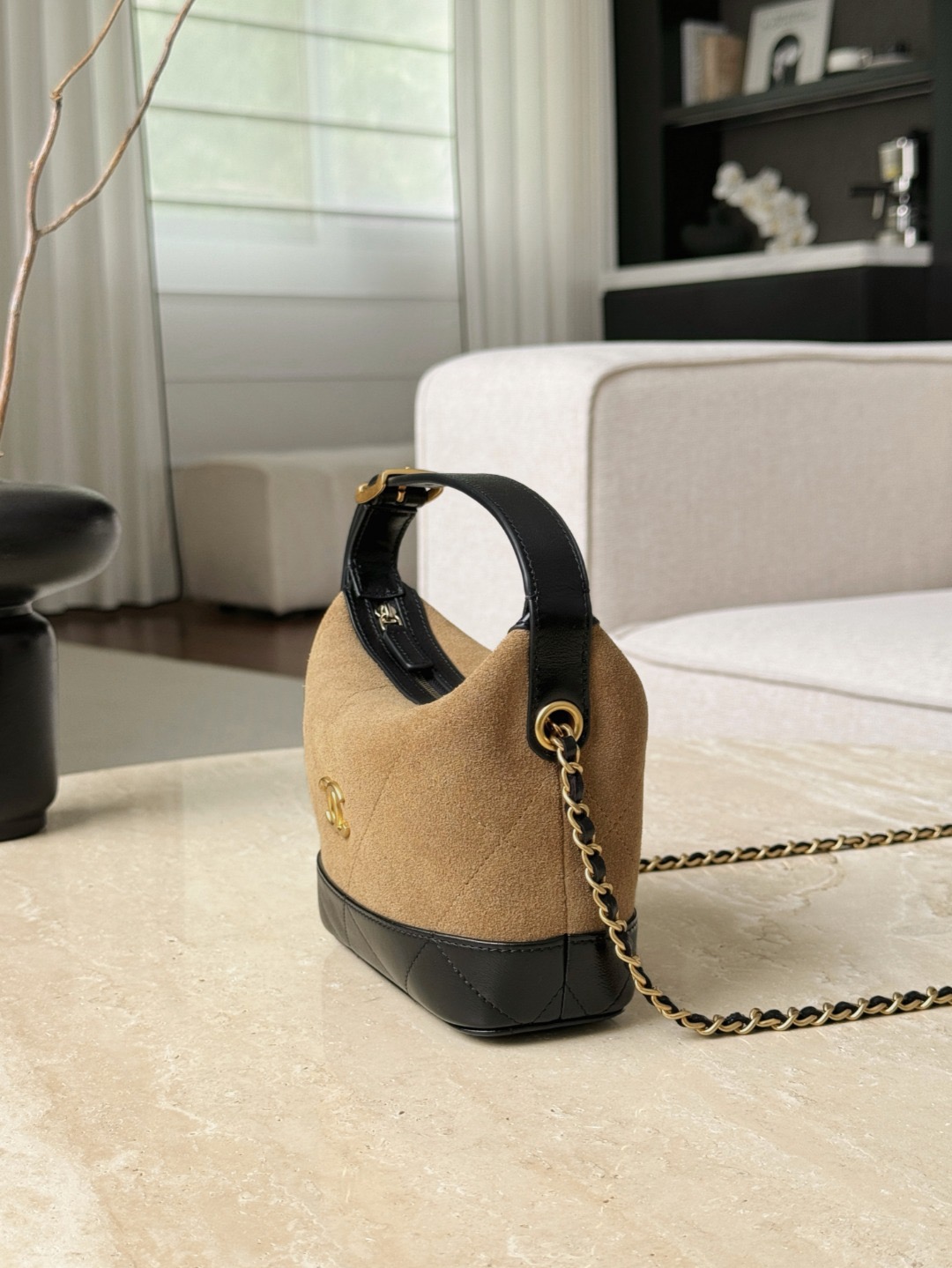 CHANEL Clutch With Chain Suede Calfskin Shiny Lambskin - image 4