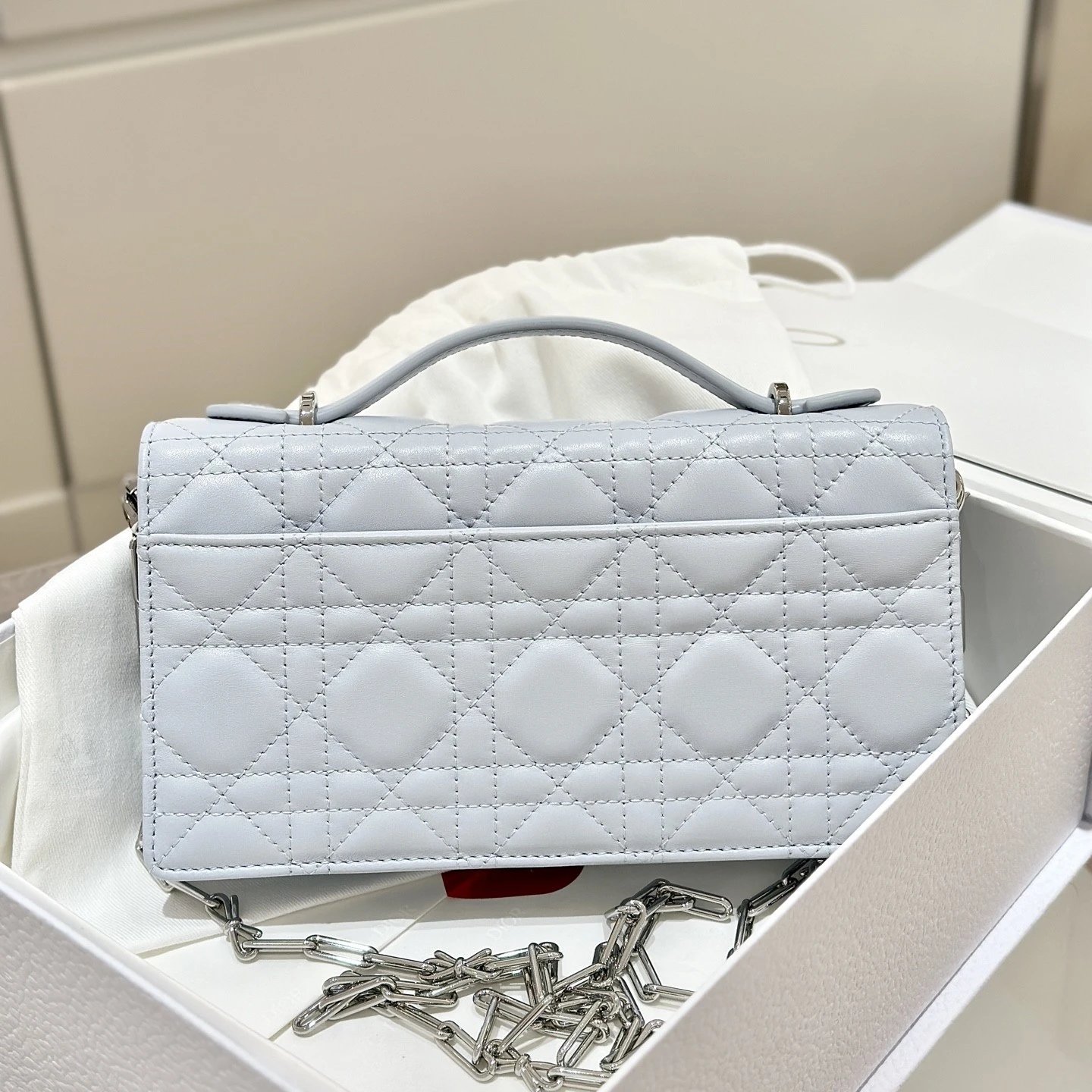 Mini My Dior Bag Ice Blue Cannage Lambskin - image 3