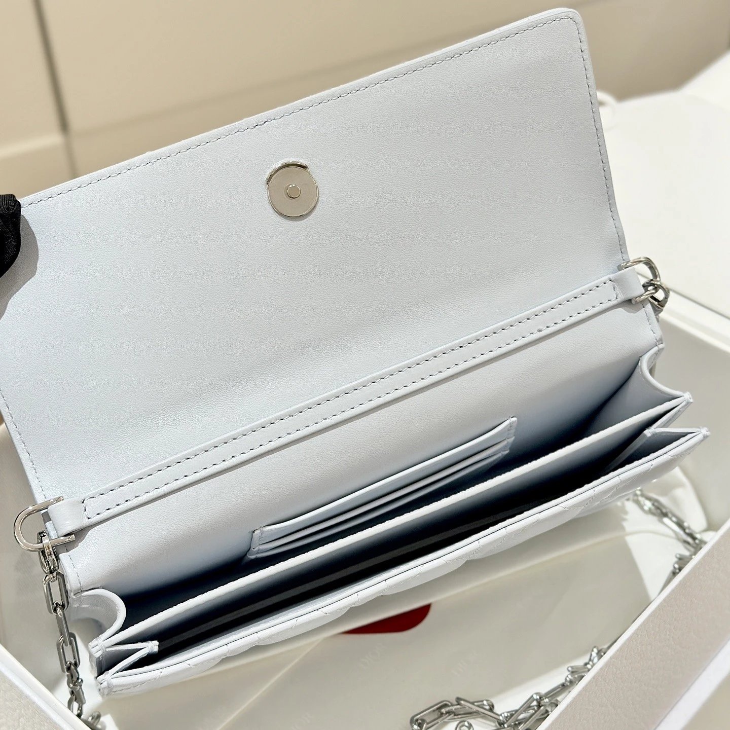 Mini My Dior Bag Ice Blue Cannage Lambskin - image 8