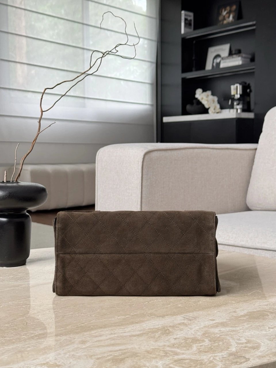 CHANEL 25 Hobo Bag Suede Brown - image 5
