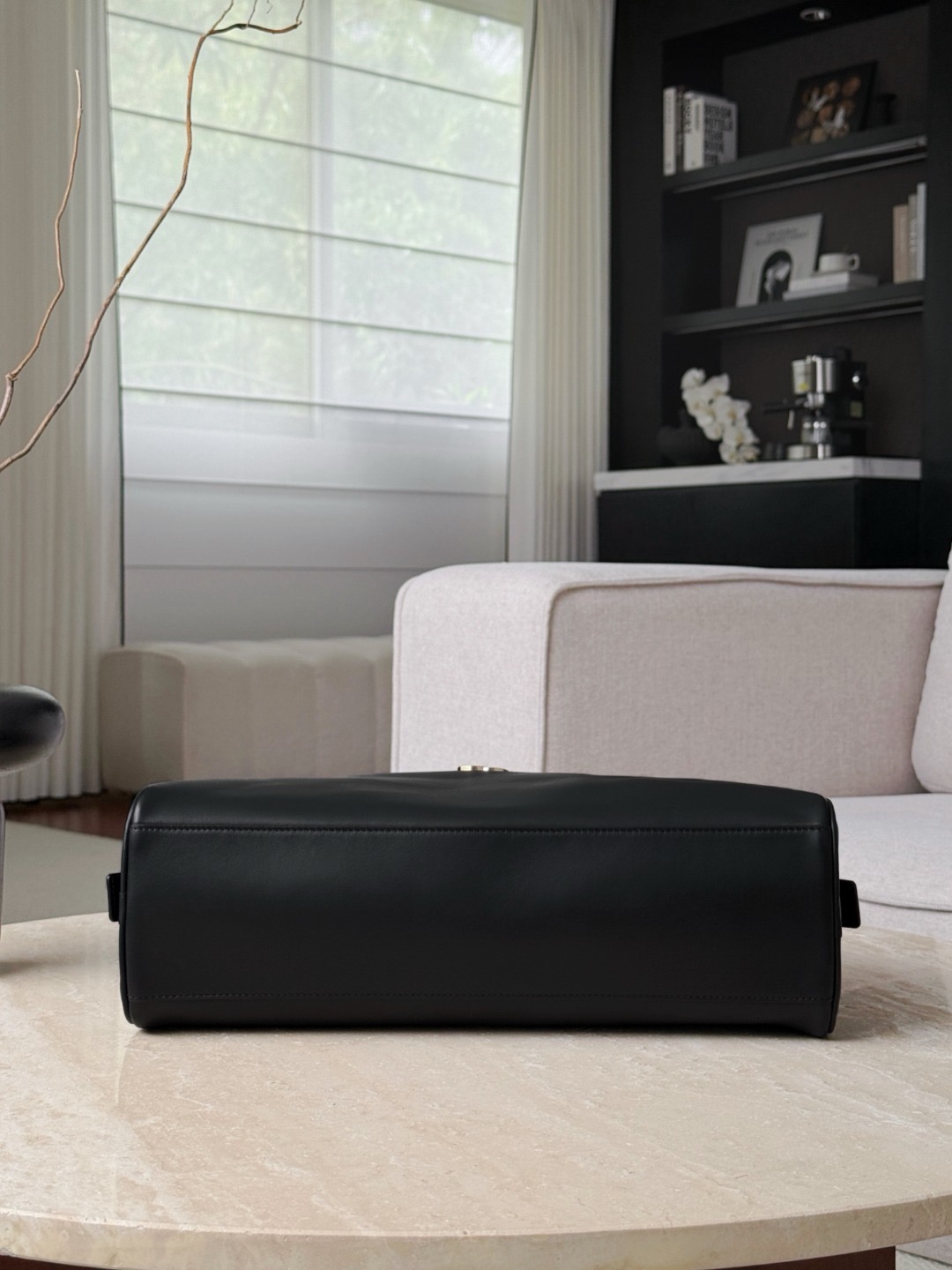 CHANEL Large Bowling Bag Calfskin - image 5