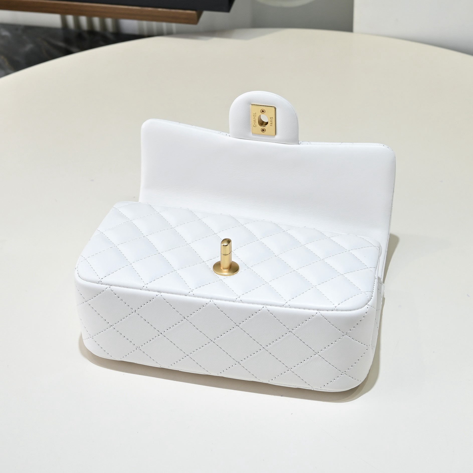 CHANEL Classic Flap CF with Gold Ball Charm – 20cm - image 5