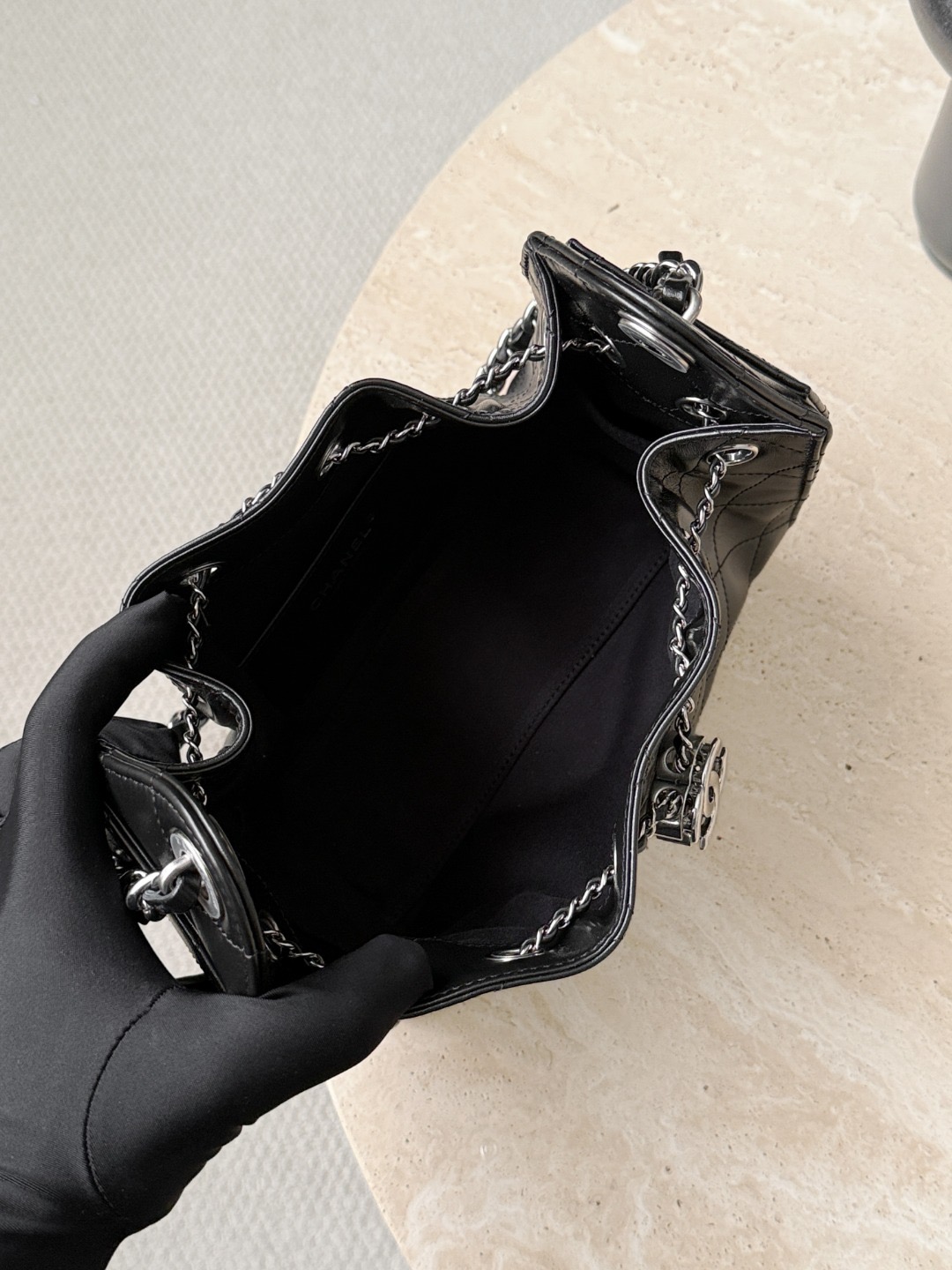 CHANEL 26C 25Bag Aged Calfskin In Black - image 6
