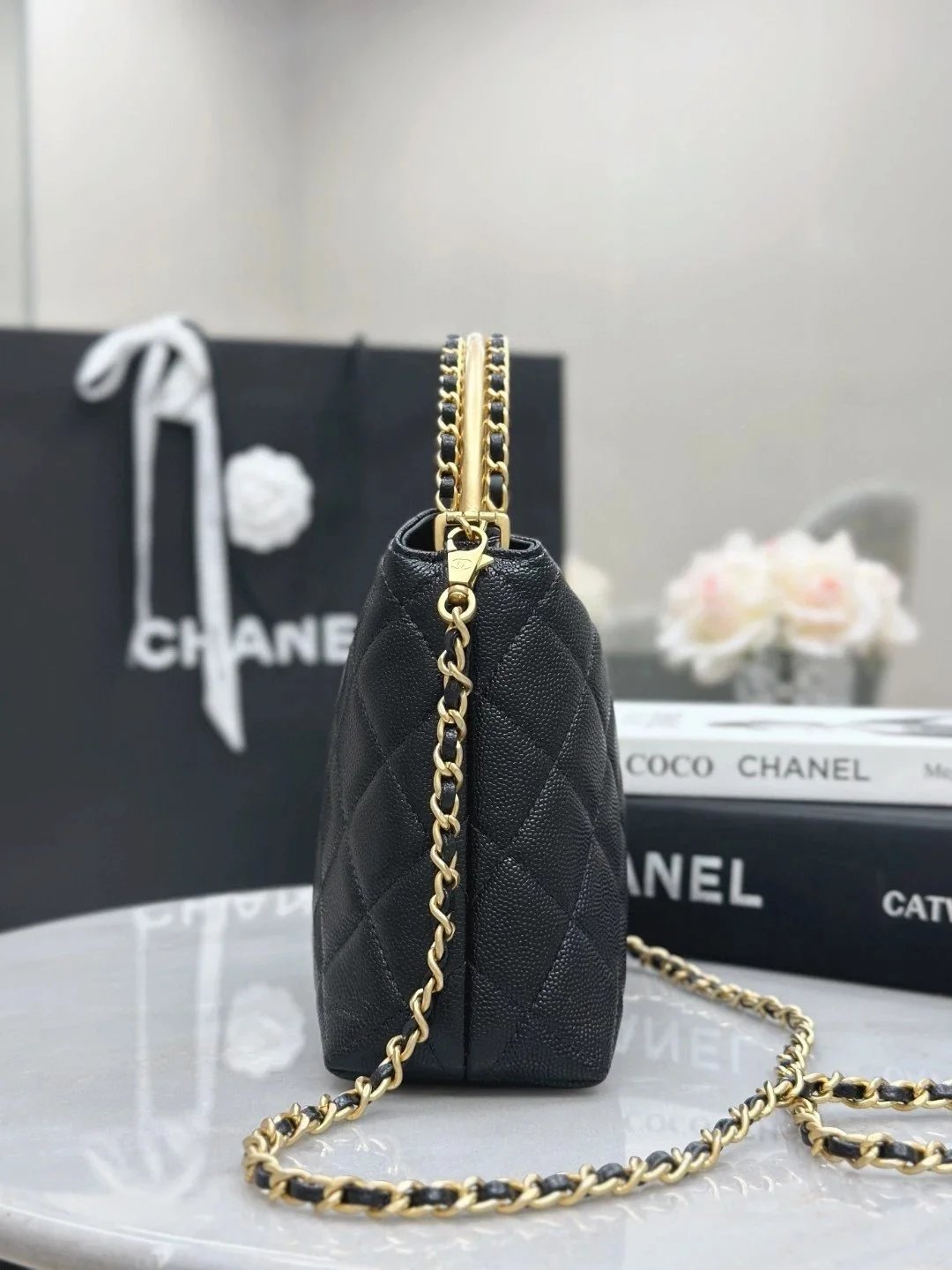 CHANEL 24A Handle Bag - image 4