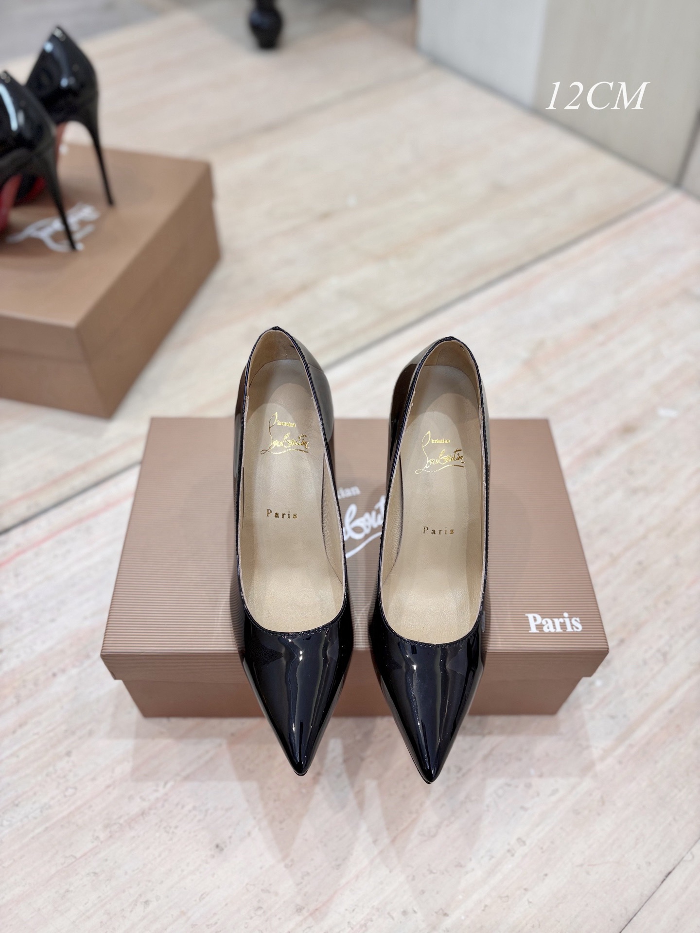 CL Patent Pigalle Follies 100 Pumps - image 5
