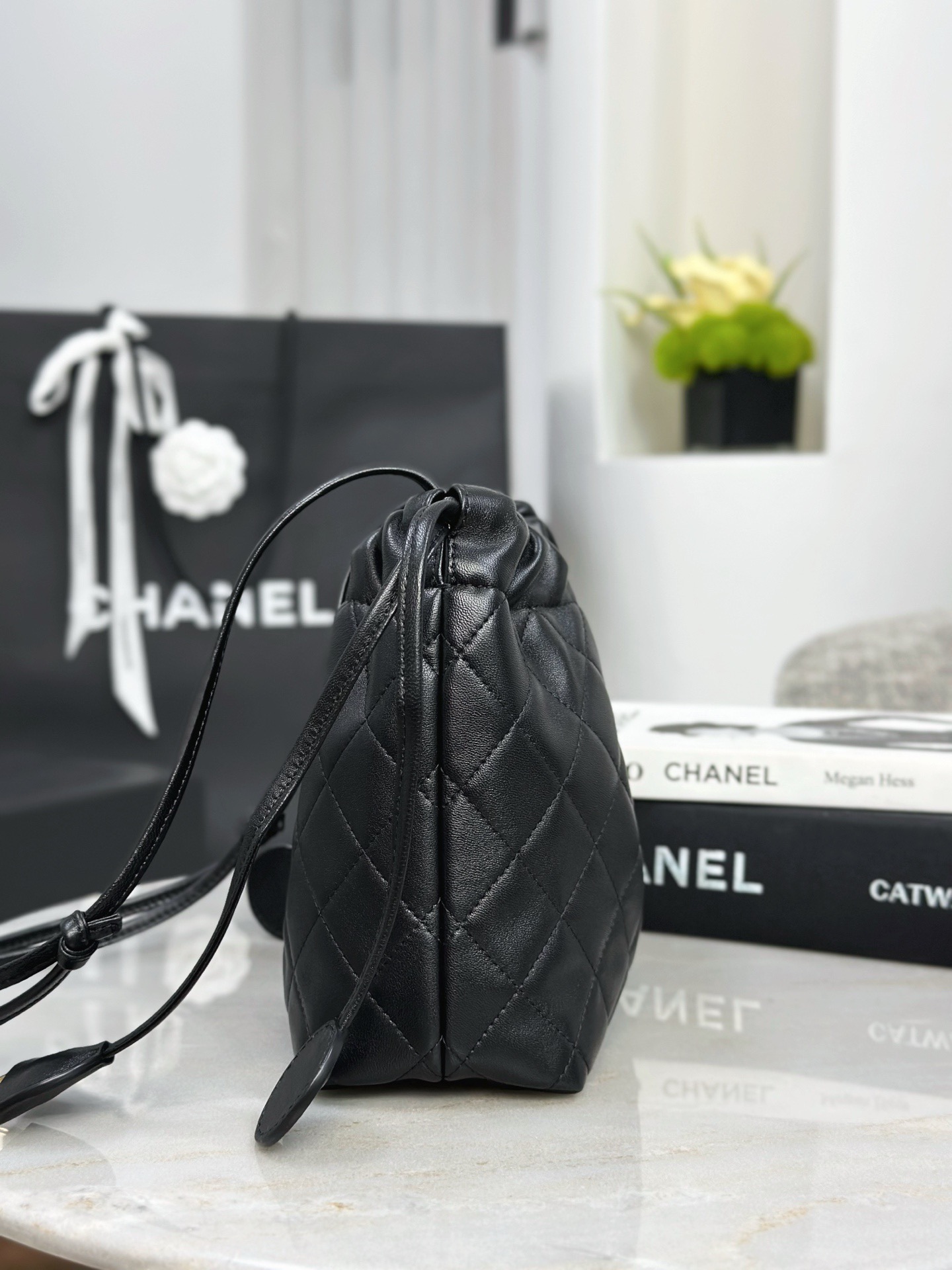 CHANEL Clutch with leather strap - image 3