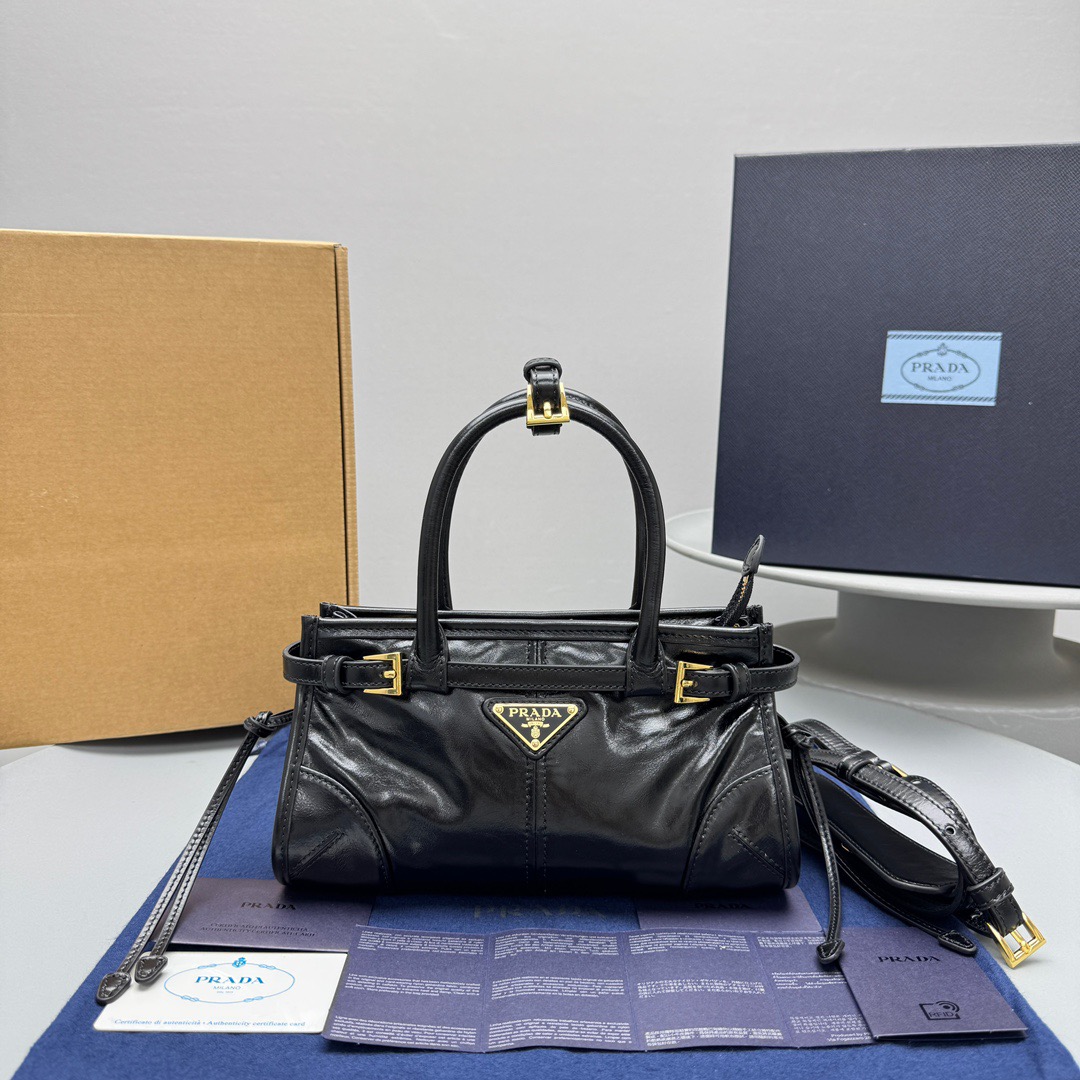 PRADA Bonnie leather mini handbag - image 2
