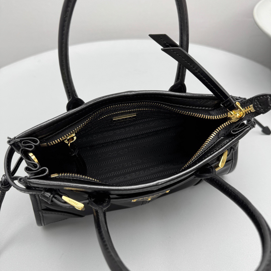 PRADA Bonnie leather mini handbag - image 6