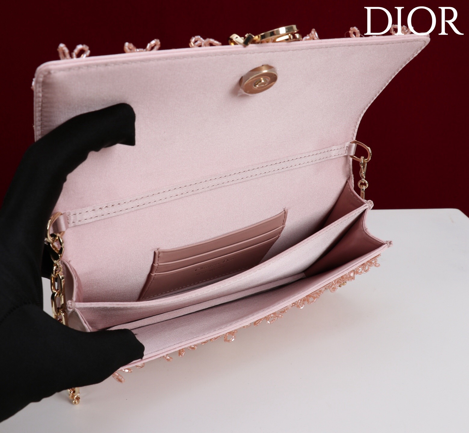 Mini My Dior Bag – Pink Satin - image 6