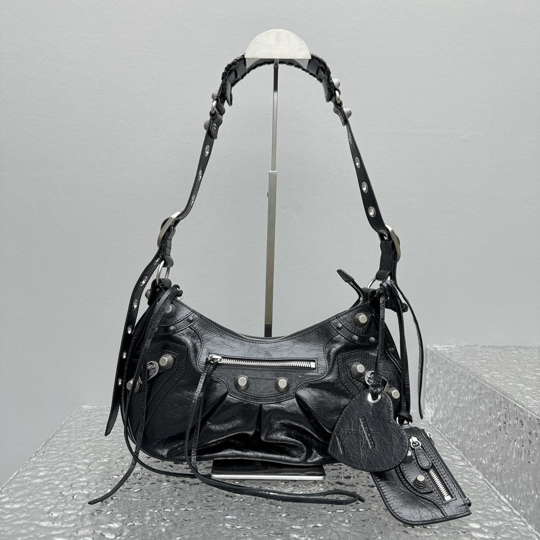 BALENCIAGA Le Cagole Shoulder Bag Small in Black - image 2