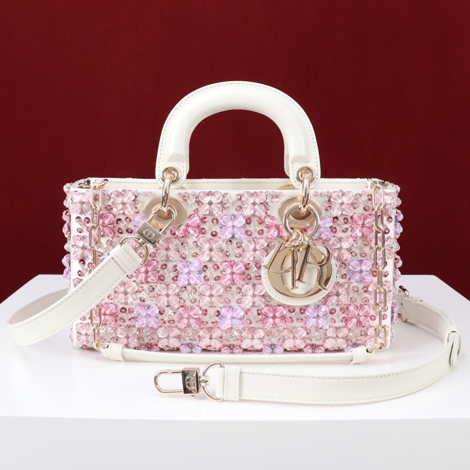 DIOR Lady D-joy Embroidered flowers embroidery in Calfskin - image 2
