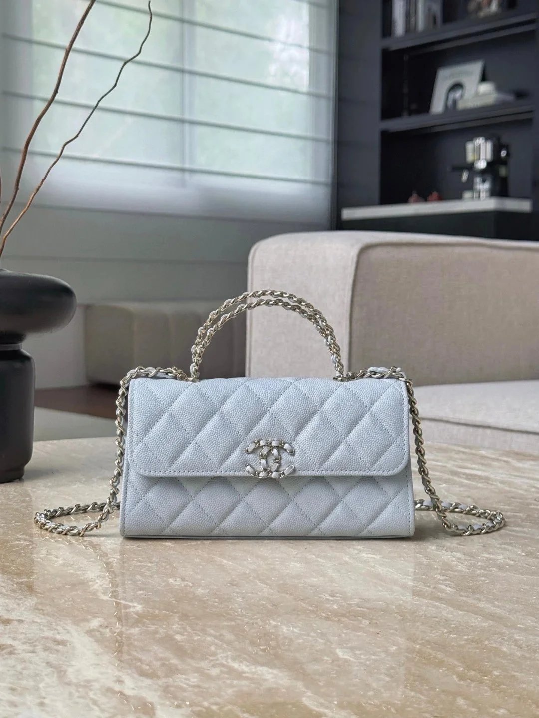 CHANEL Flap Phone Holder With Chain - image 2